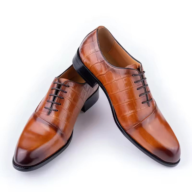 Regent Cowhide Dress Shoes (Hand-Crafted)