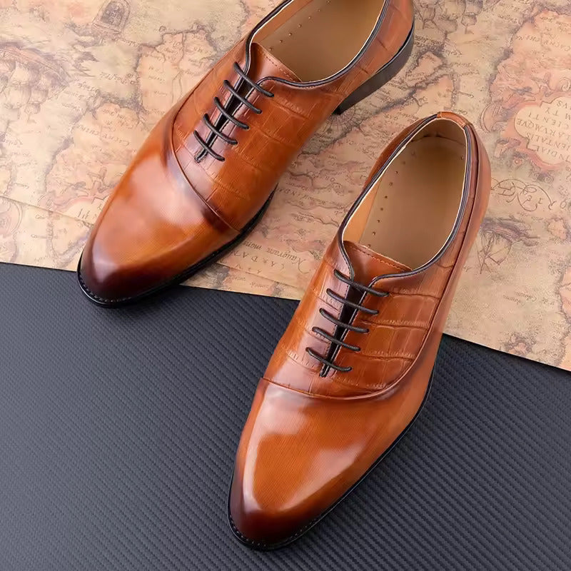 Regent Cowhide Dress Shoes (Hand-Crafted)